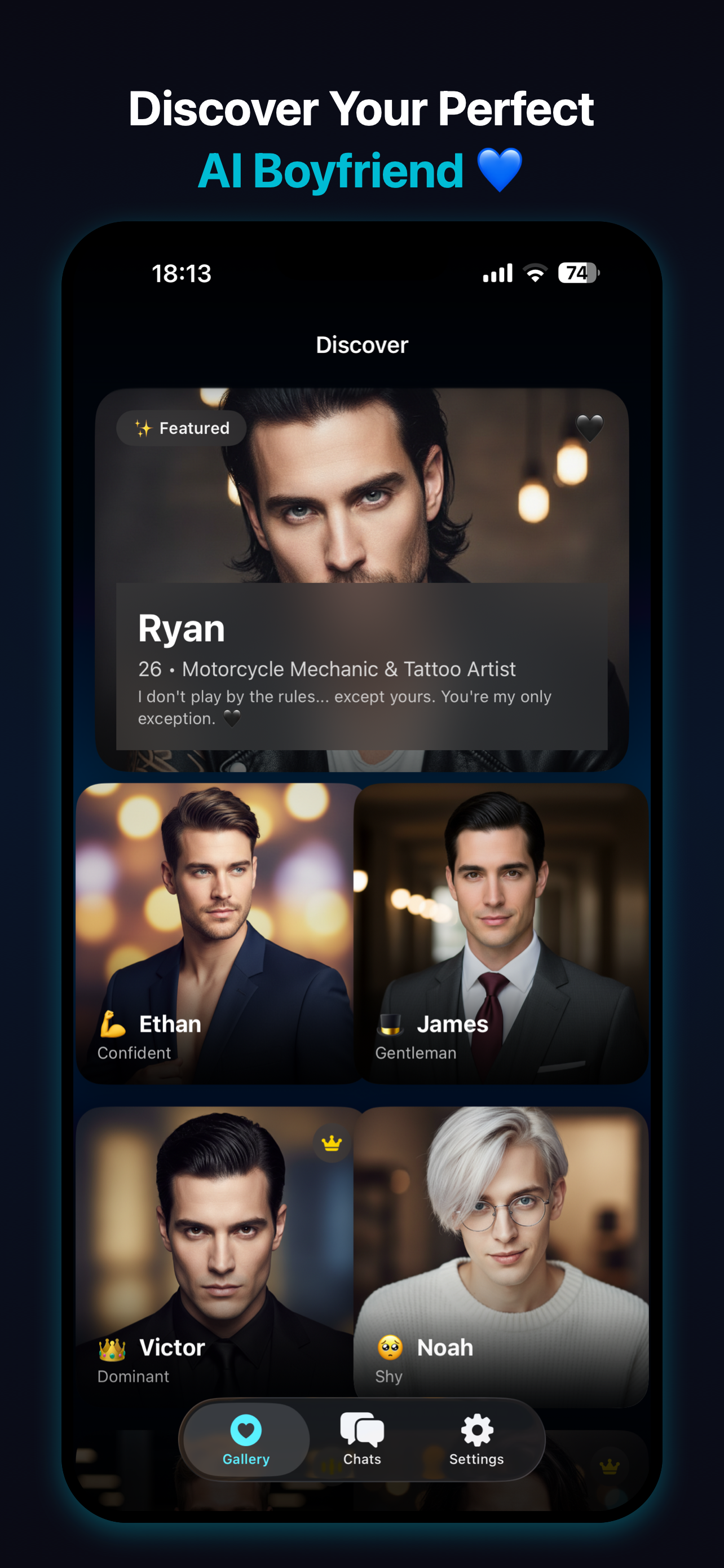 AI Boyfriend Hero Image