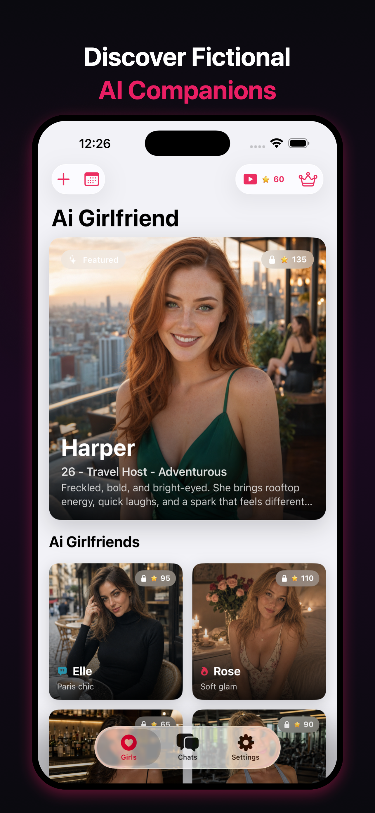 AI Girlfriend 2 app screenshot