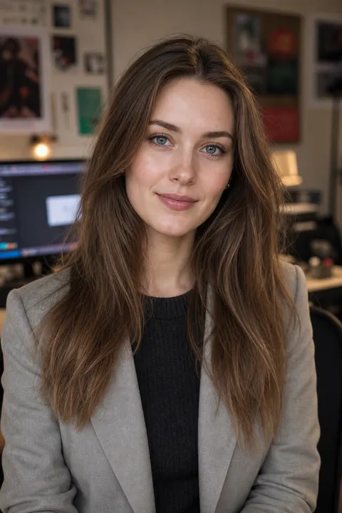 Polina, a graphic designer from Russia