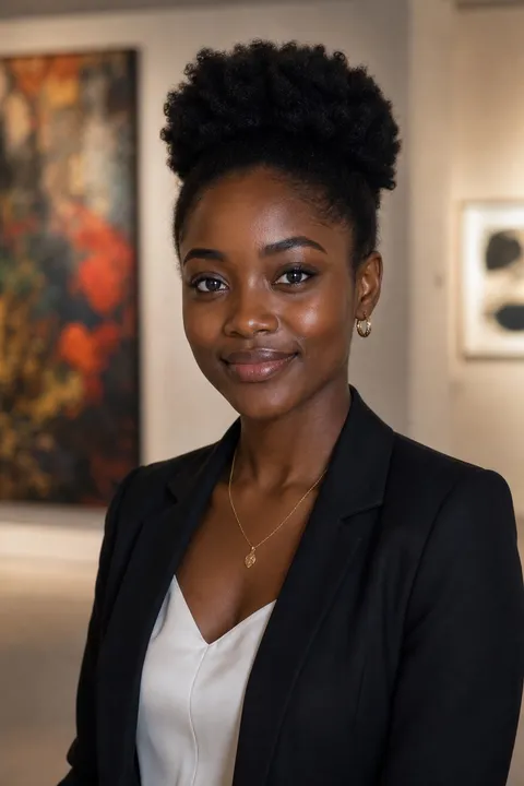 Zainab, an art curator from Nigeria