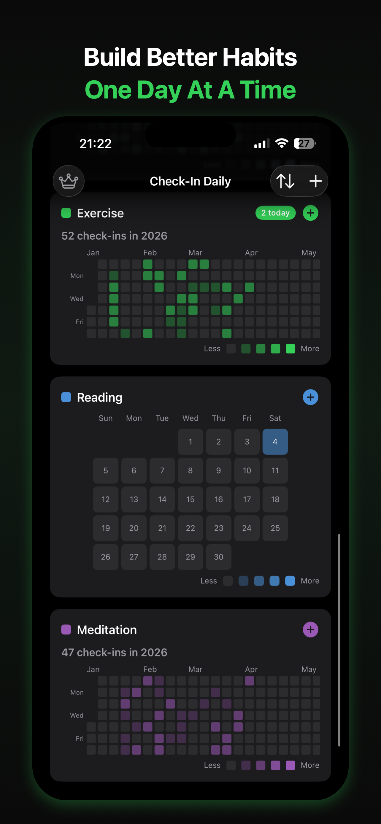 Check-In Daily Habits
