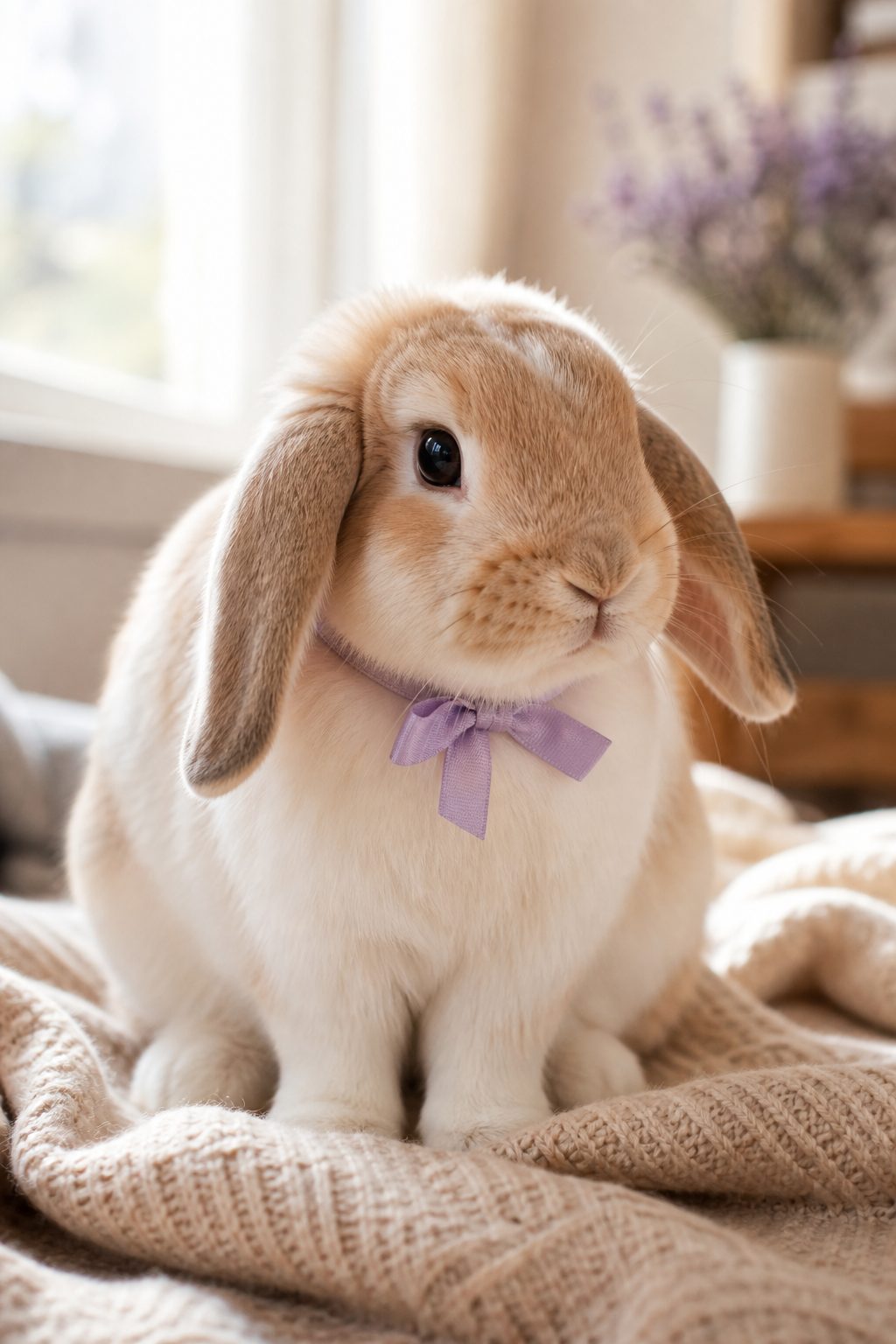 Hazel the lop rabbit